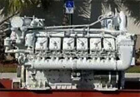 Deutz MWM TBD 604BV12, Marine Diesel Engine, 1944HP