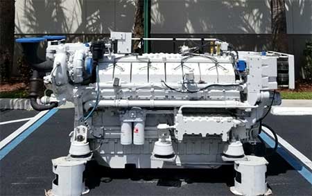 Deutz MWM TBD 616V16, Marine Diesel Engine, 1823HP