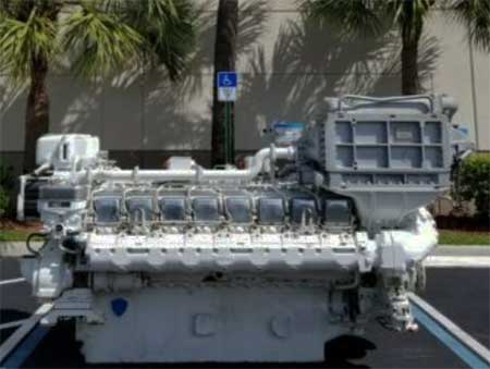 MTU 16V396 TB94, Marine Diesel Engine, 3366HP